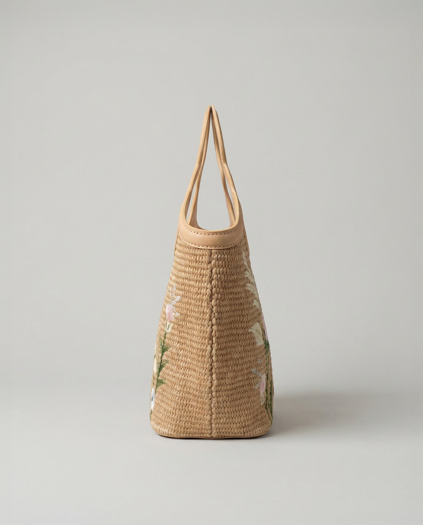 Beuteltasche mit Blumenmuster