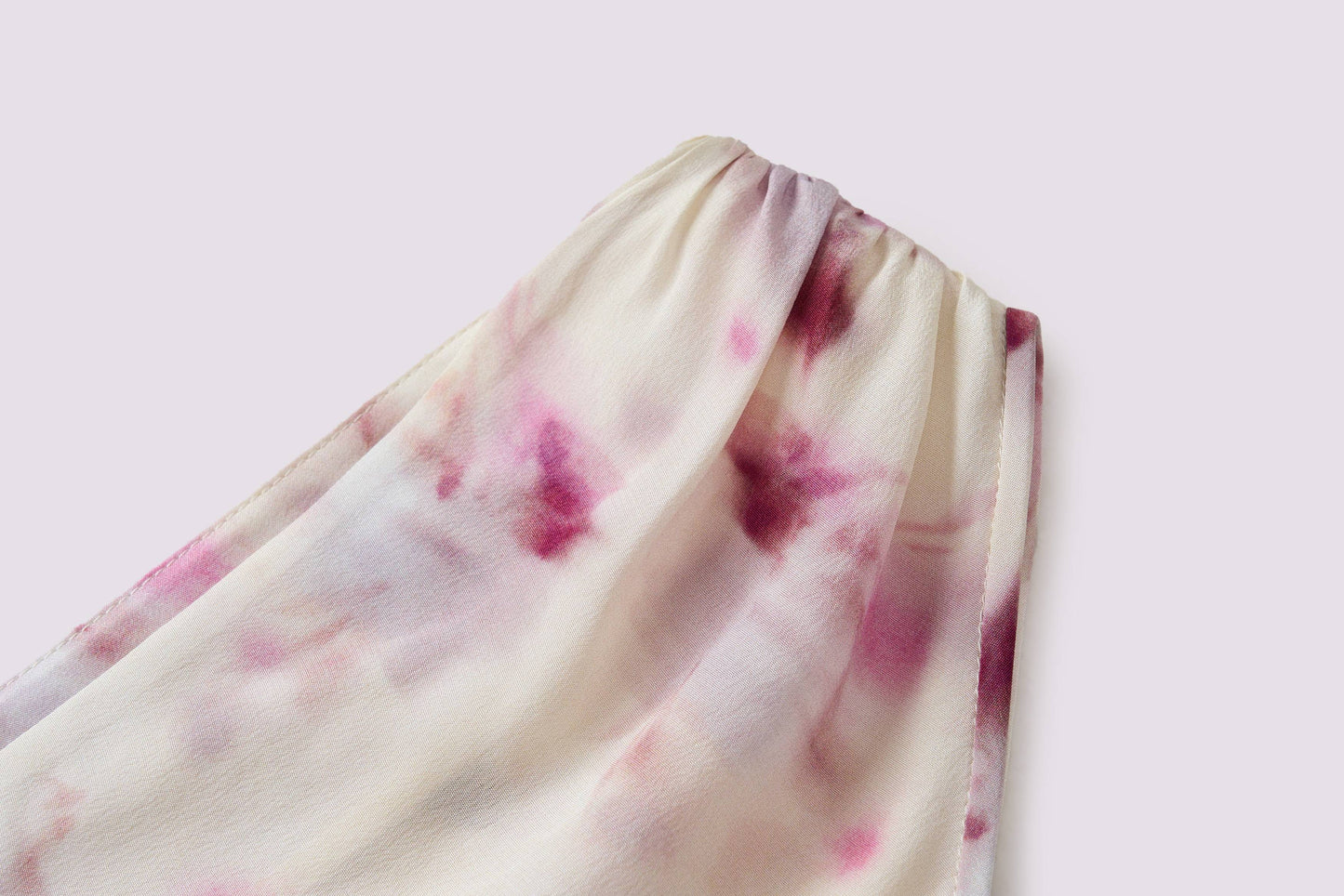 Robe imprimée en soie de mûrier