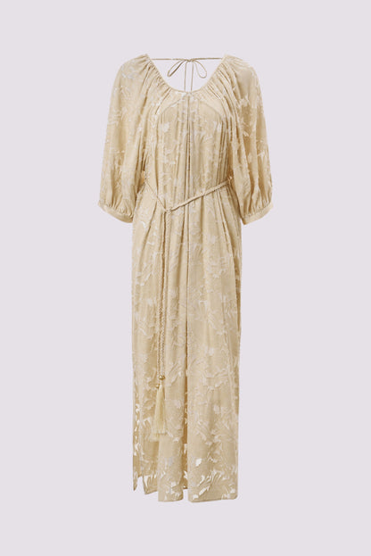 Plisseekleid aus Seide