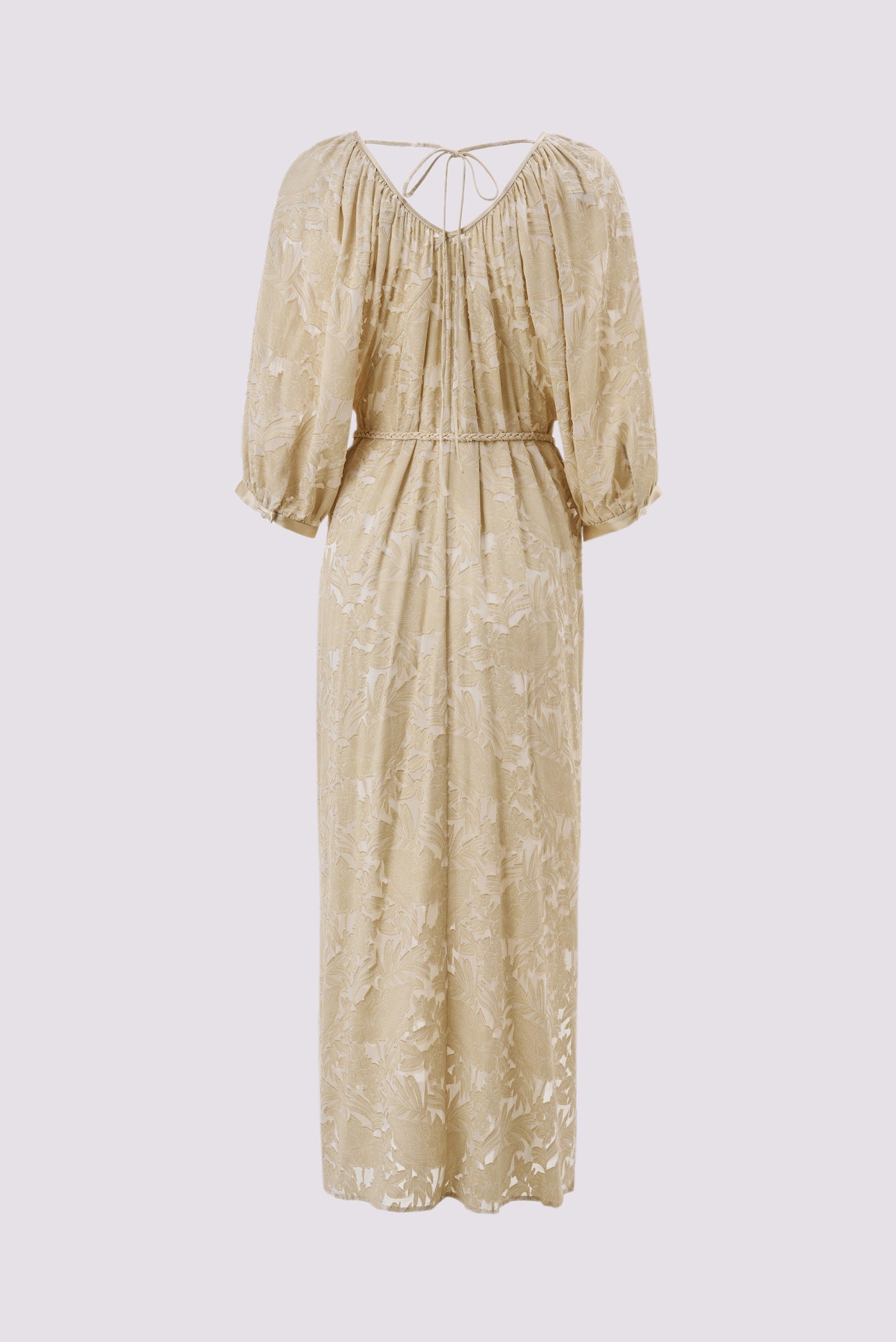 Plisseekleid aus Seide