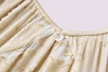 Plisseekleid aus Seide