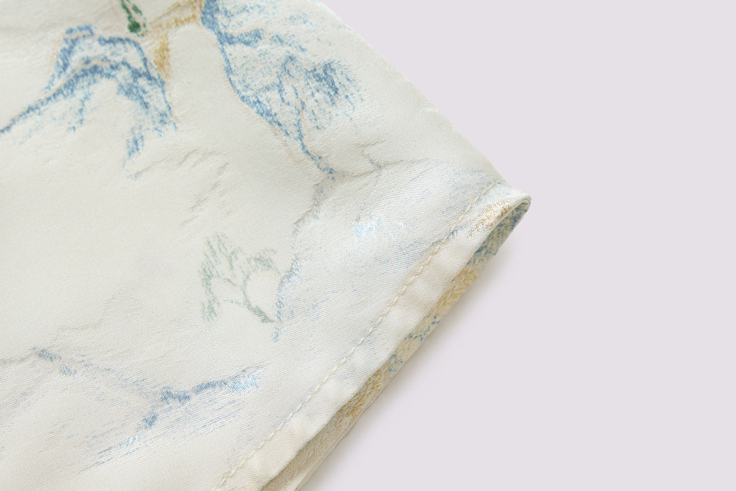 Jacquard-Halbrock mit Landschaftsmuster