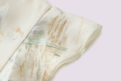 Oberteil aus Landschafts-Jacquard