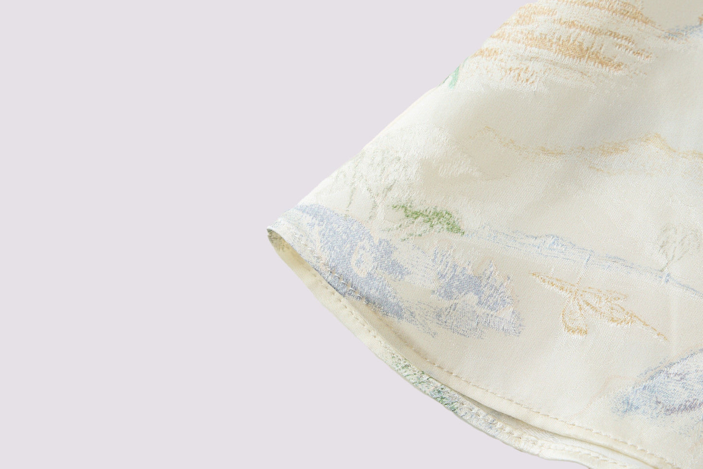Oberteil aus Landschafts-Jacquard