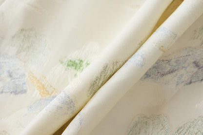 Oberteil aus Landschafts-Jacquard